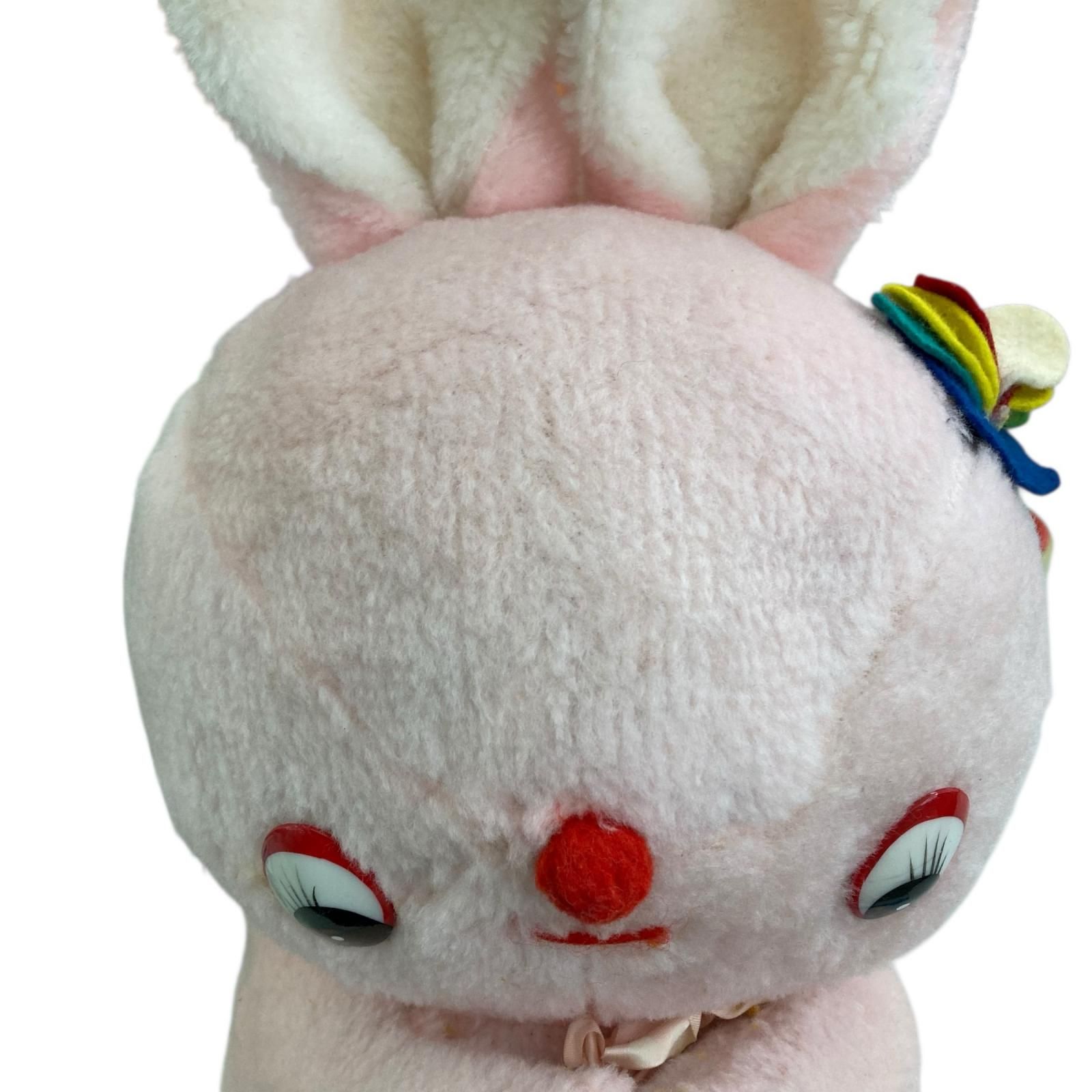 199990 現状品 SAN-EI TOYS サンエートイ 昭和レトロ うさぎ ピンク