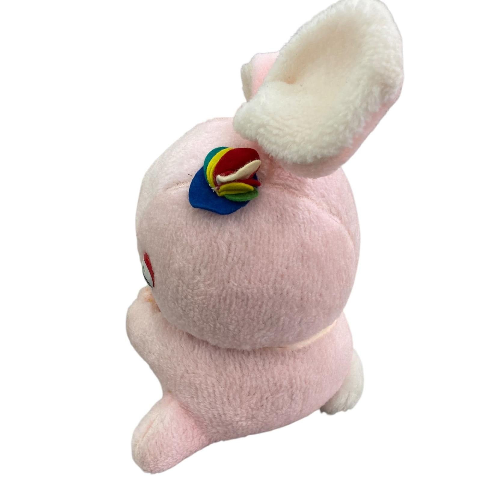 199990 現状品 SAN-EI TOYS サンエートイ 昭和レトロ うさぎ ピンク