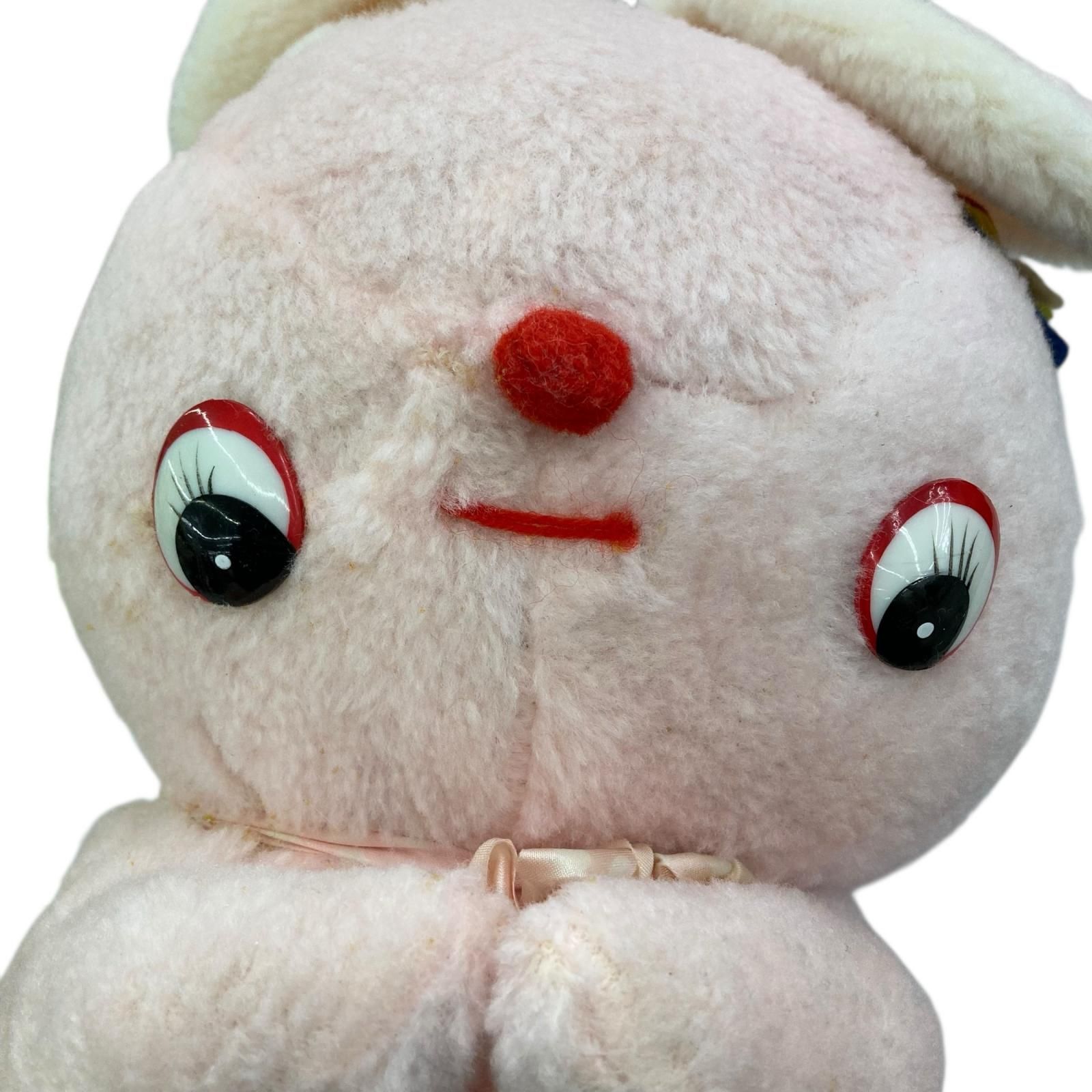 昭和レトロ ビンテージ サンエートイ SAN-EI TOYS うさぎ ぬいぐるみ