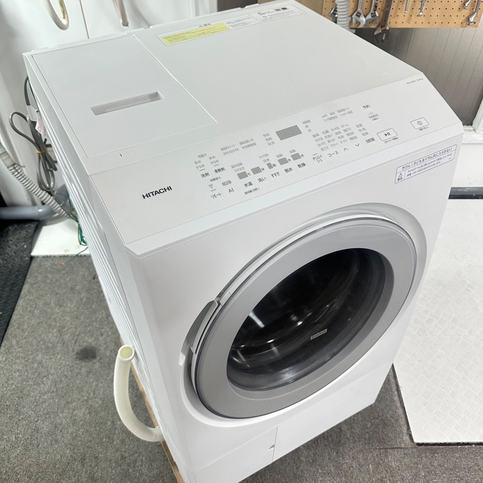 HITACHI BD-SX120JR 2024年製 完全分解洗浄済 ドラム式洗濯機
