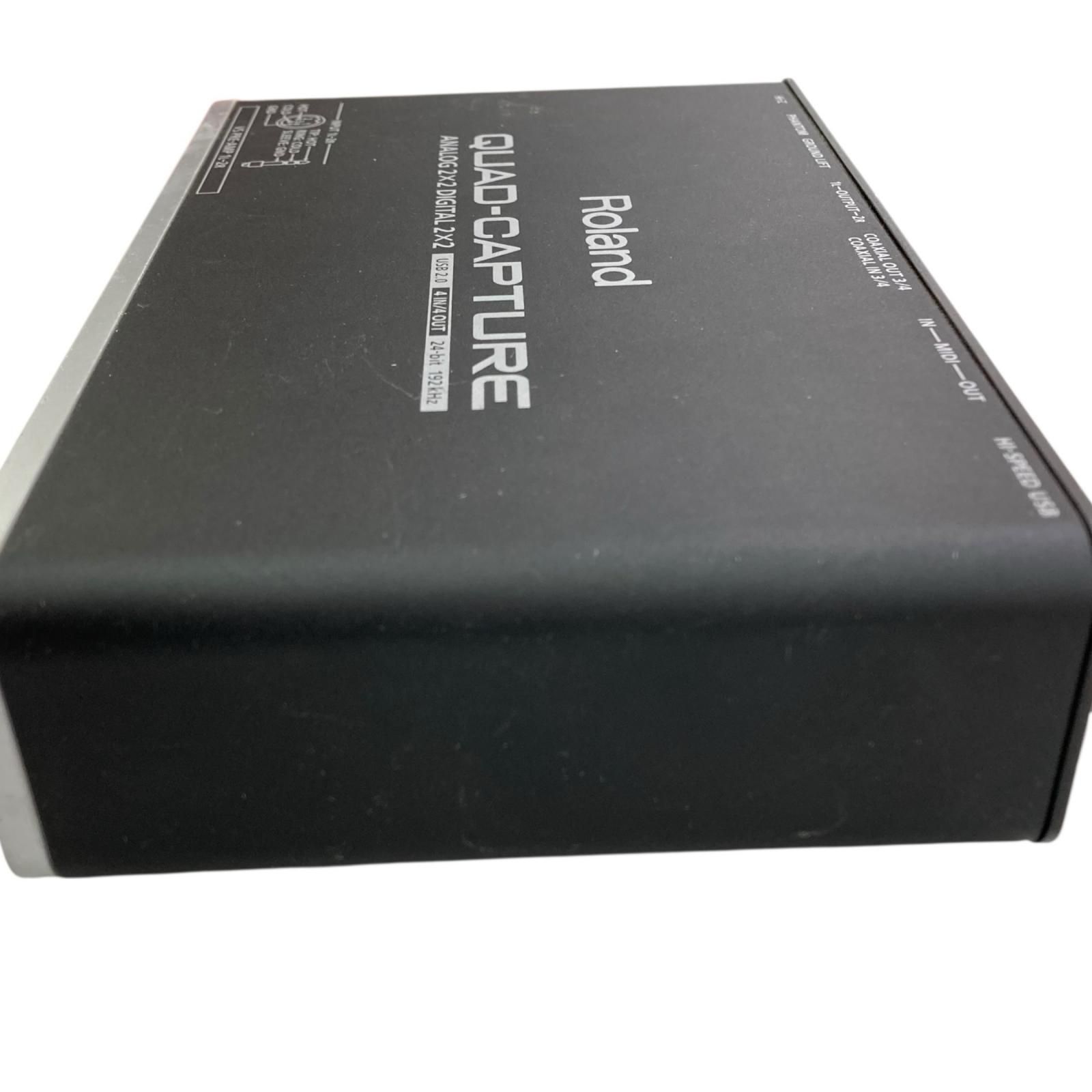 Roland QUAD-CAPTURE オーディオインターフェイス　美品 199990 現状品 Roland ローランド QUAD-CAPTURE オーディオ
