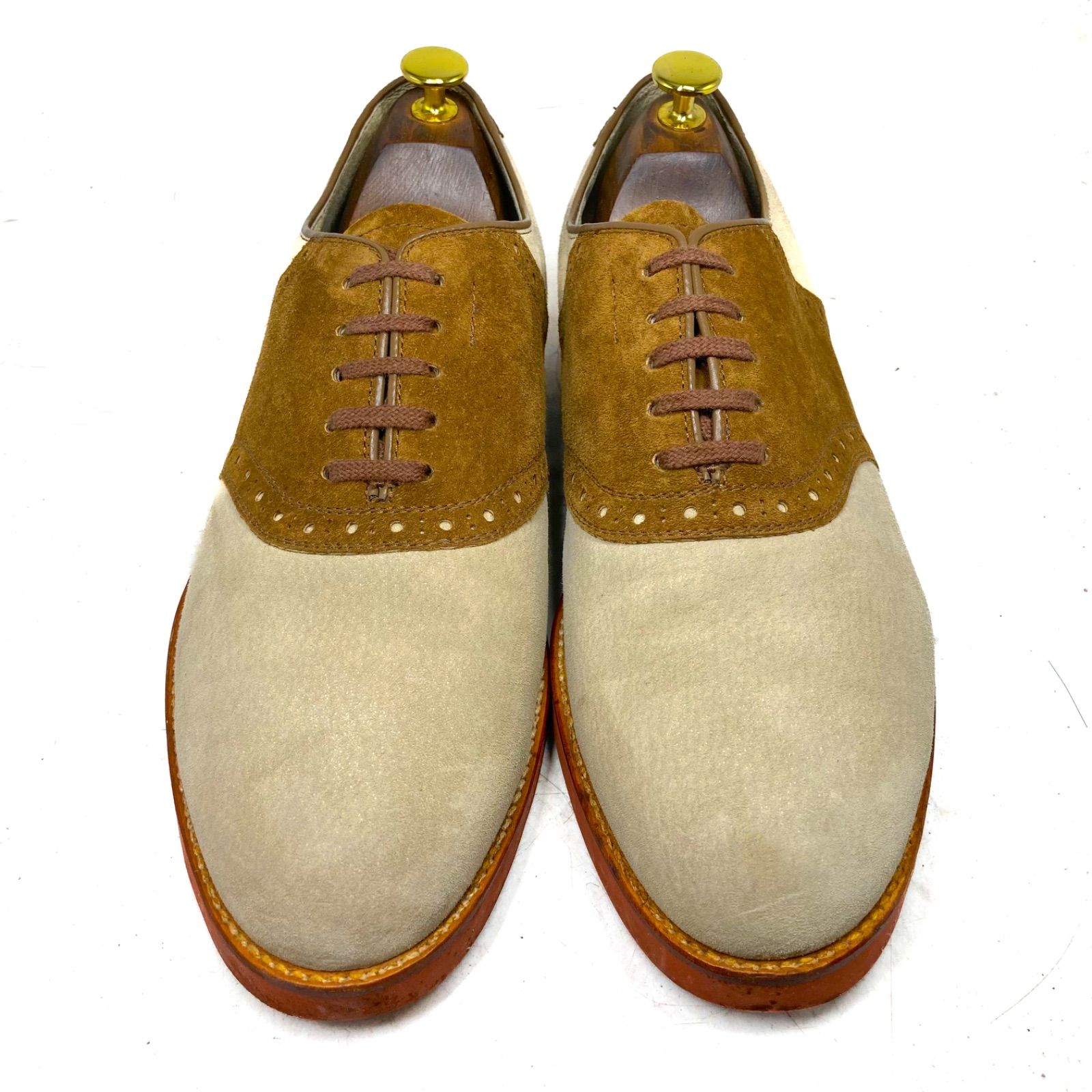 未使用級✨HUSH PUPPIES サドルシューズ 27 スエード 本革 未使用級✨HUSH PUPPIES サドルシューズ 27 スエード 本革 デッド