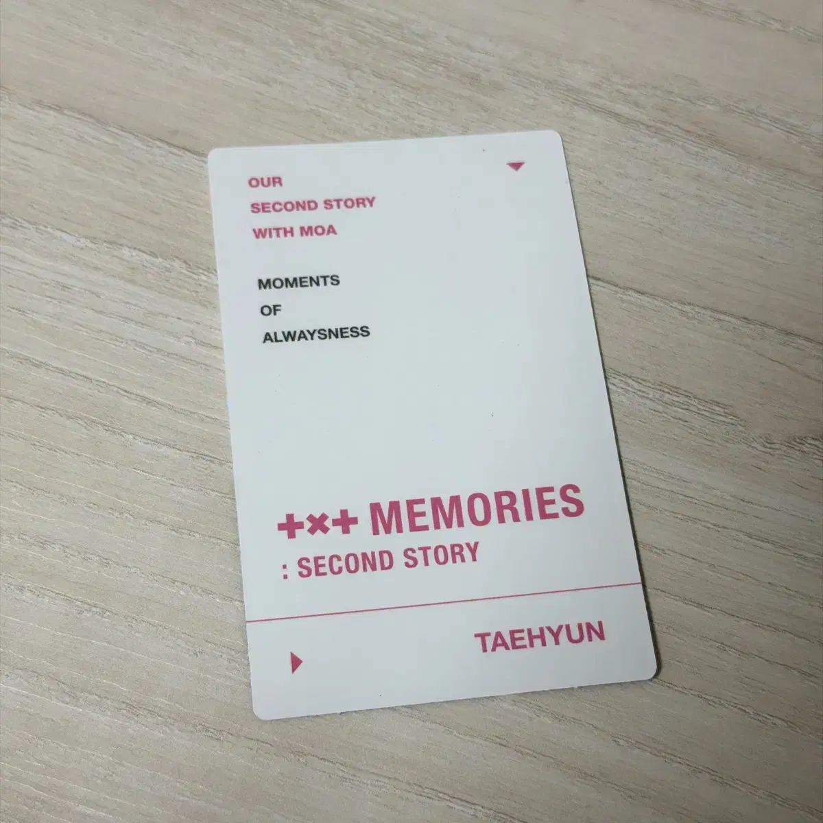テヒョン メモリーズ2 トレカ TOMORROW X TOGETHER(TXT) memories