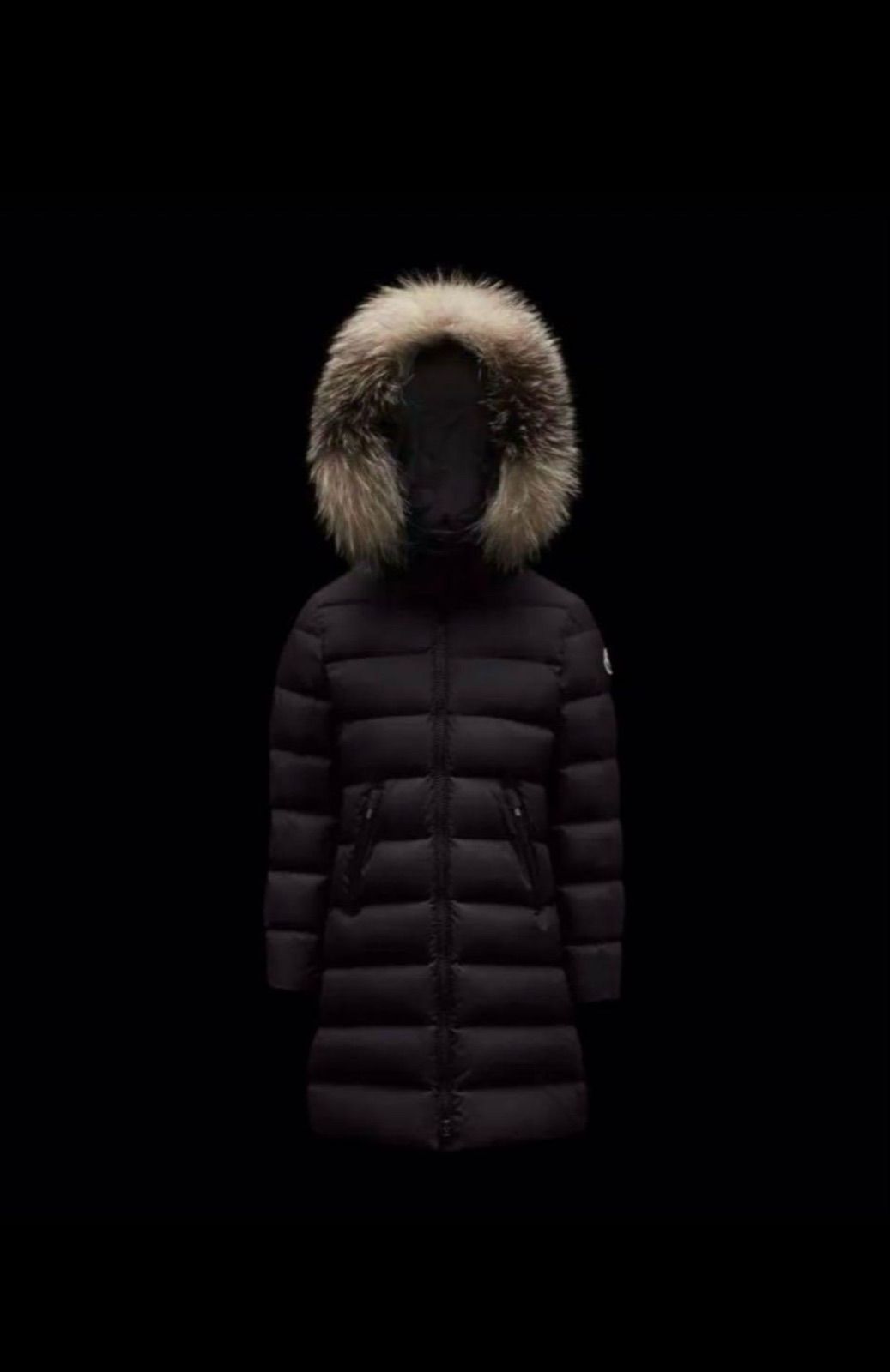 モンクレール moncler ABELLE　ブラック 12A モンクレール ABELLE 21年 ナイロン ダウンコート 12A キッズ ブラック