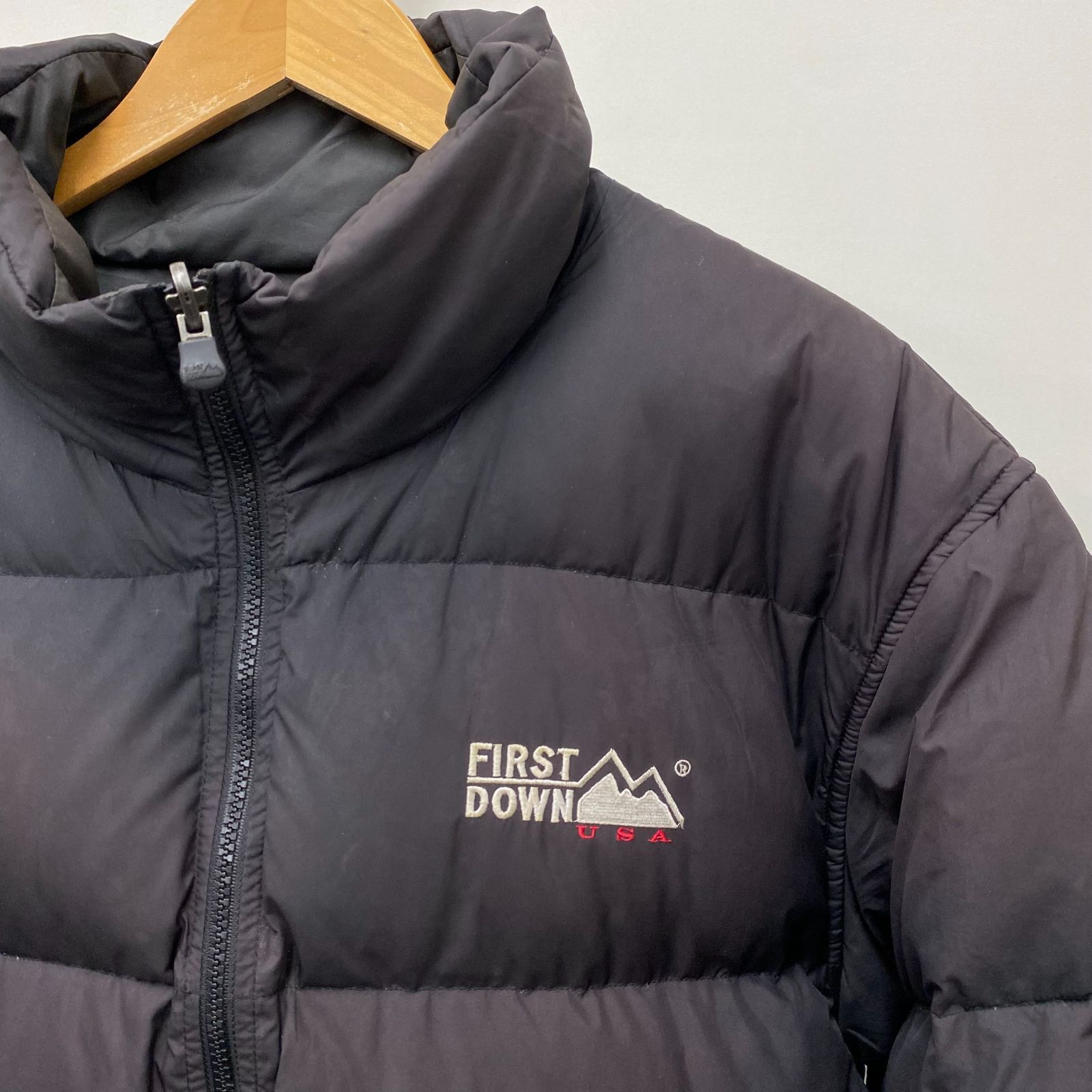 古着】First Down ファーストダウン リバーシブル Mサイズ - メルカリ