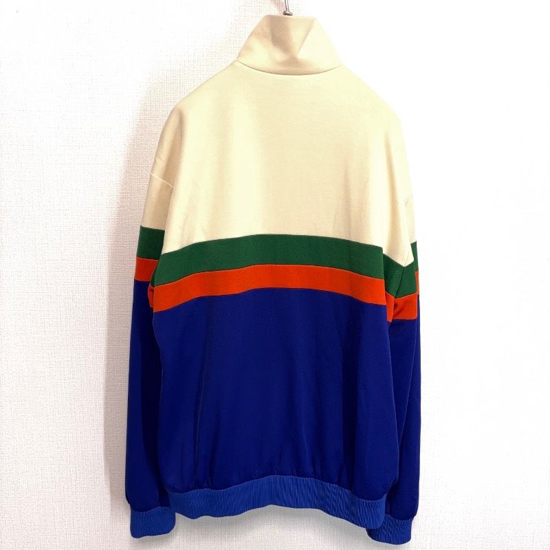グッチ  673297 XJDUZ ロゴプリントトラックジャケットブルゾン メンズ L GUCCI グッチ 673297 XJDUZ ロゴデザイントラックブルゾン メンズ
