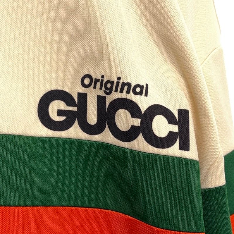 GUCCI グッチ 673297 XJDUZ ロゴデザイントラックブルゾン メンズ