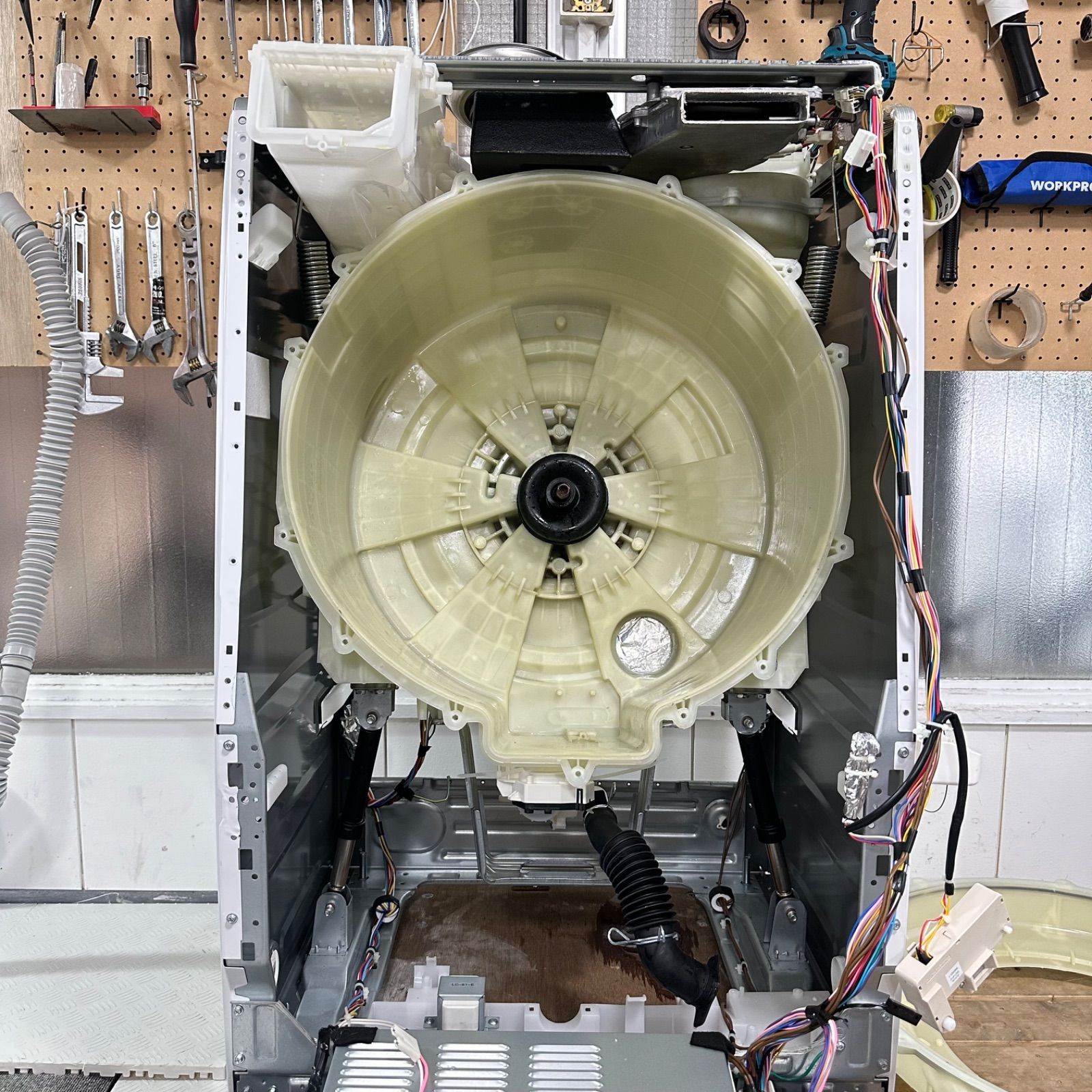 SHARP ES-S7H-WL 2023年製 ドラム式洗濯機 分解洗浄 - メルカリ