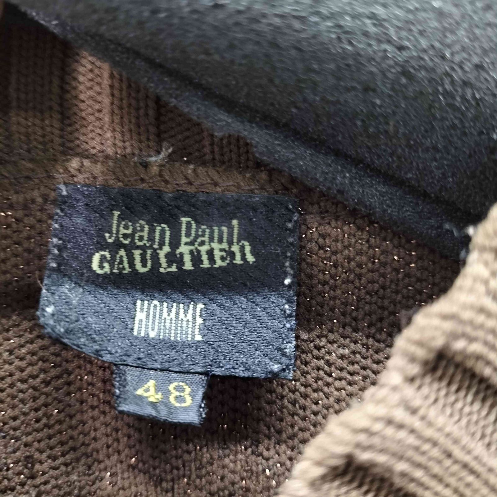 Jean Paul GAULTIER HOMME 編み込みマフラー ニット 2026年最新