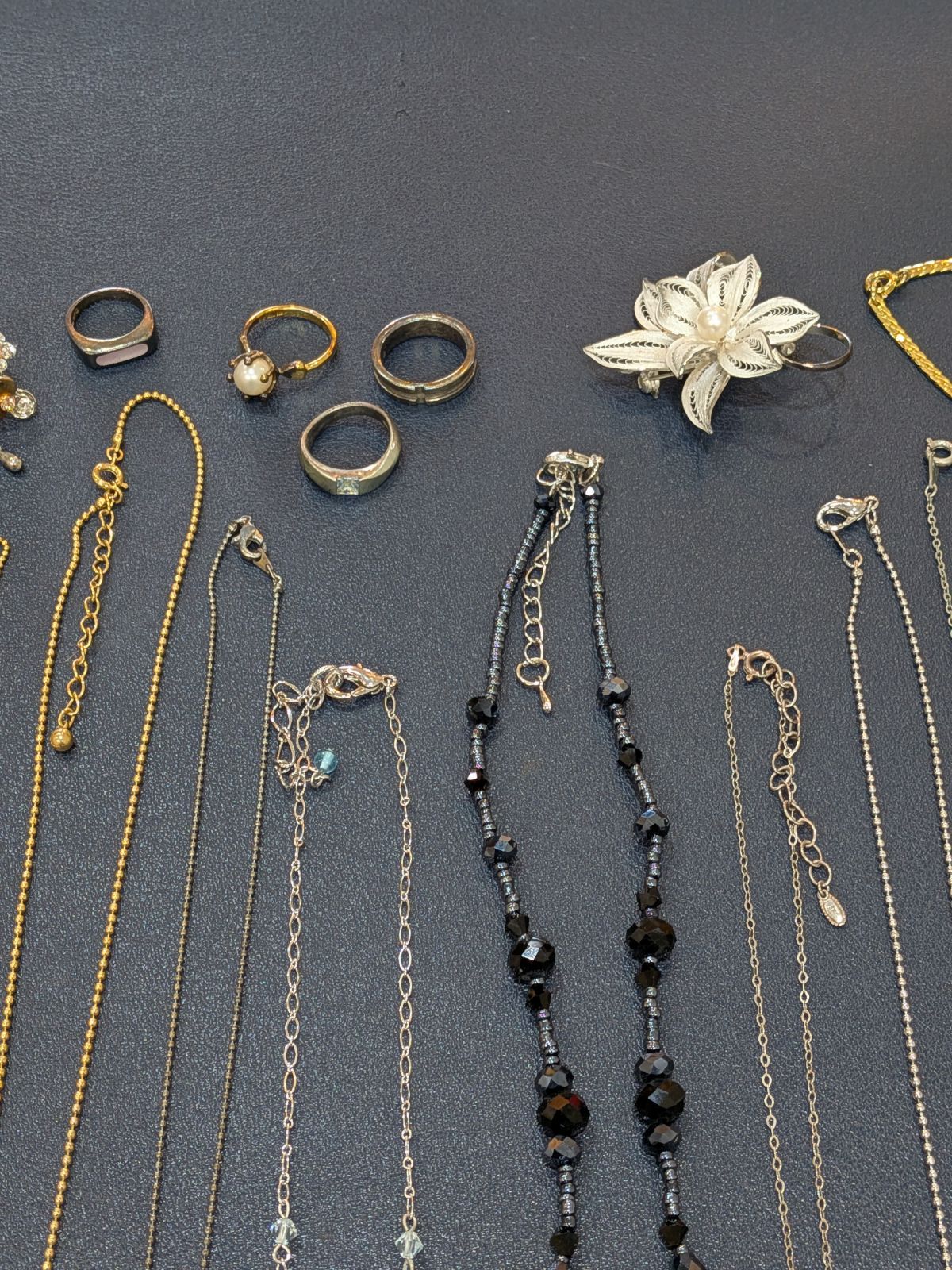 遺品整理まとめて㊽】ジュエリー 20点 SILVER 多数 ネックレス リング