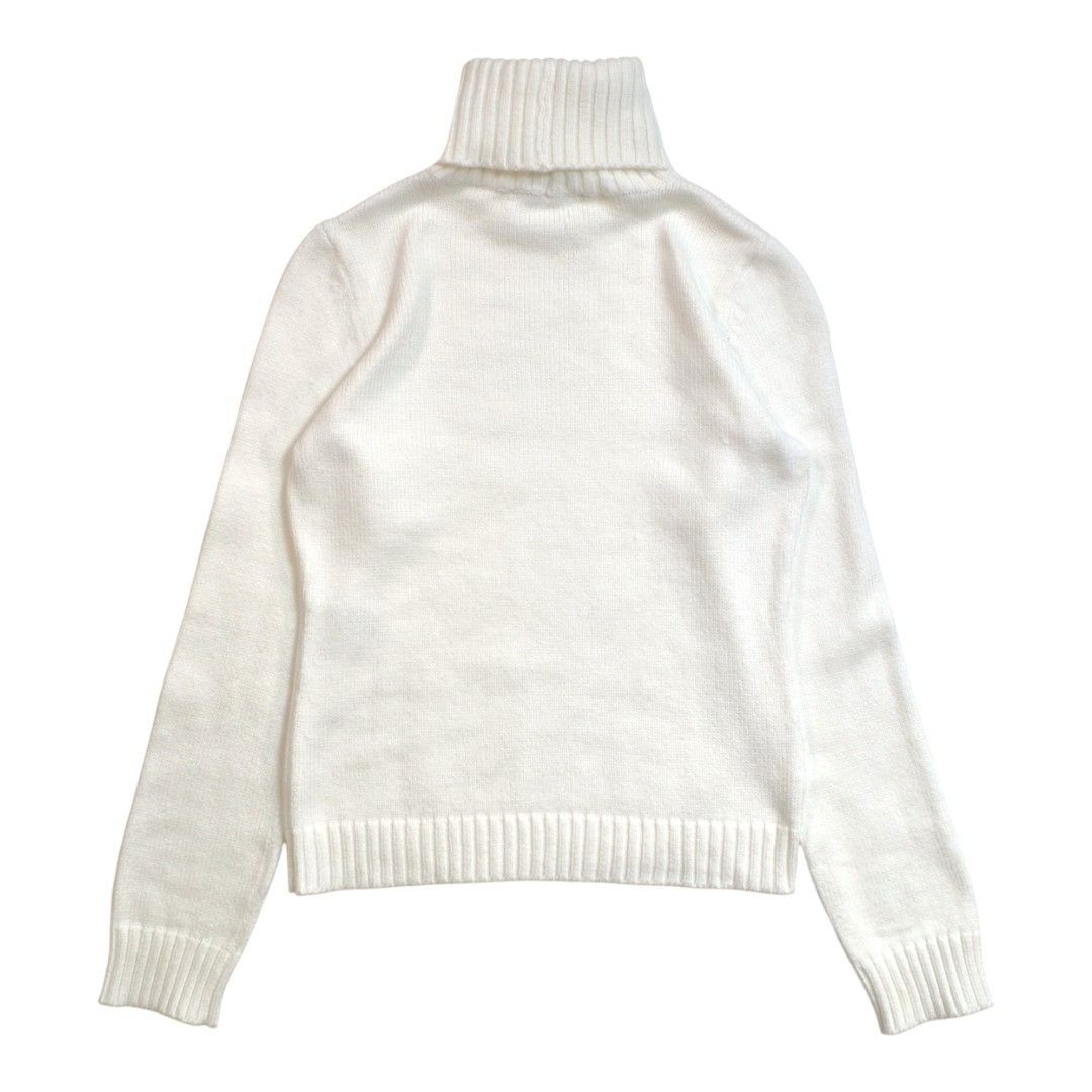 FOXEY フォクシー タートルネック　ニット 美品】FOXEYフォクシー日本製 コットン混タートルネックニットセーター