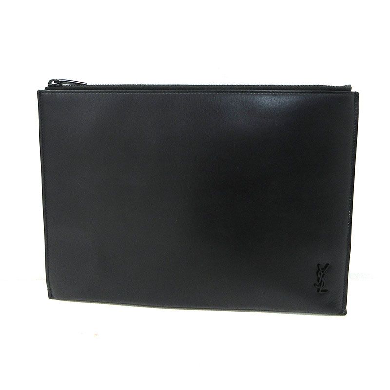 【最高級レザー❗️】サンローラン　マトラッセ　レザー　クラッチバッグ　ブラック 楽天市場】SAINT LAURENT サンローラン クラッチバッグ 683827 1JB0E