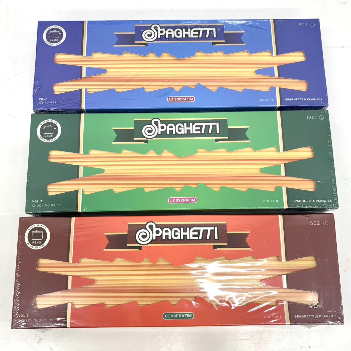 ♥品 LE SSERAFIM アルバムまとめ SPAGHETTI UNFORGIVEN CRAZY ルセラフィム KA