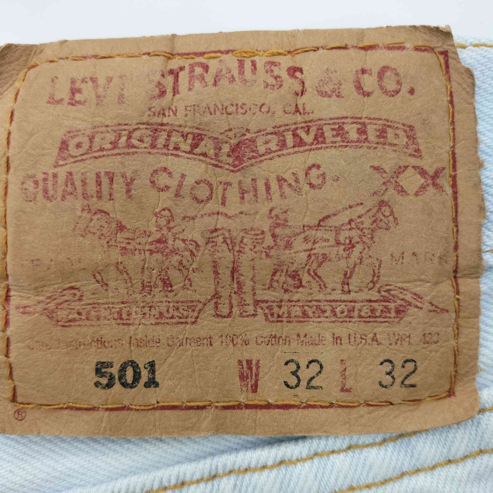 501⁄usa製⁄90s⁄95年2月製造⁄ボタン裏552