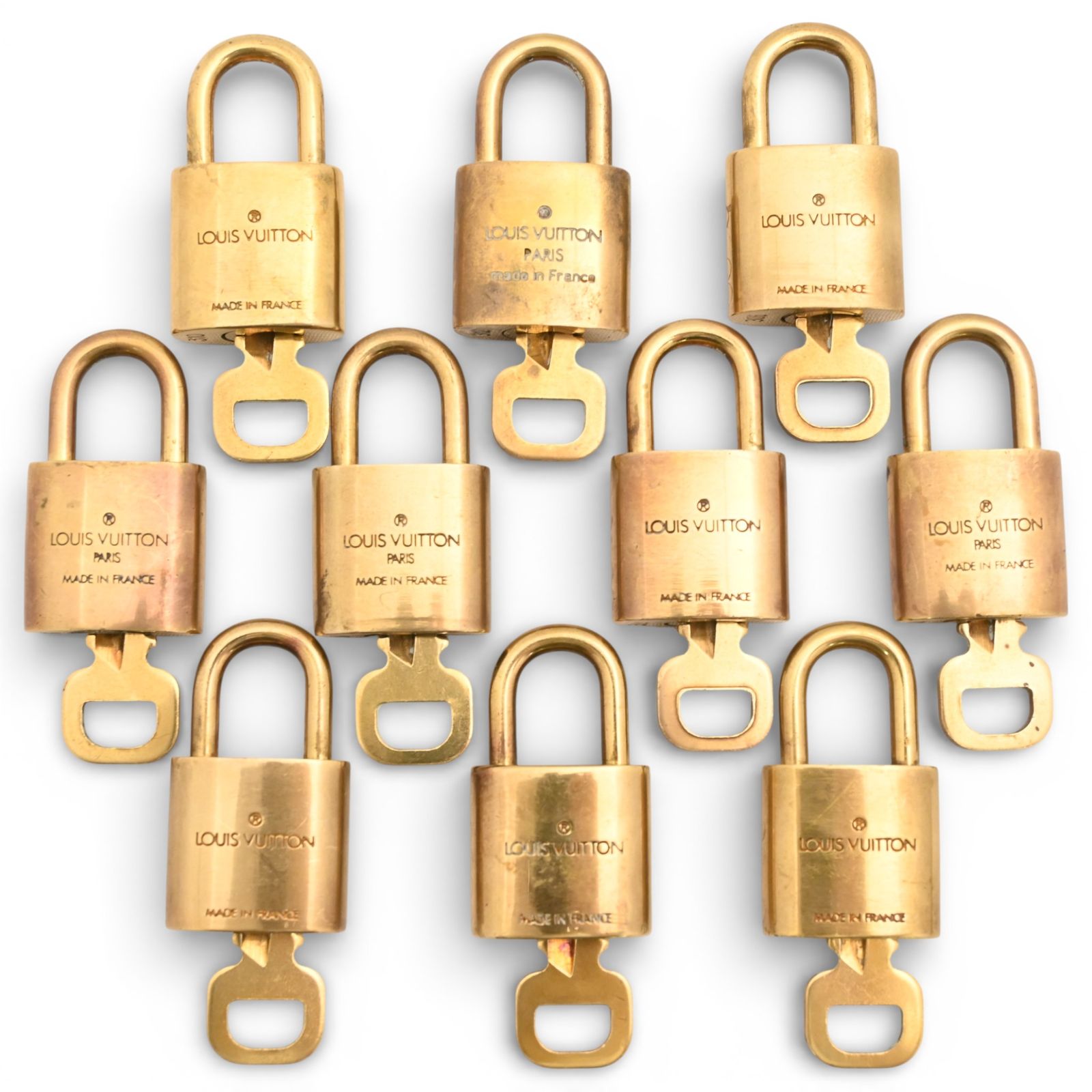 ルイヴィトン LOUIS VUITTON カデナ 南京錠　まとめ売り　セット LOUIS VUITTON（ルイ・ヴィトン） カデナ 10点セット パドロック