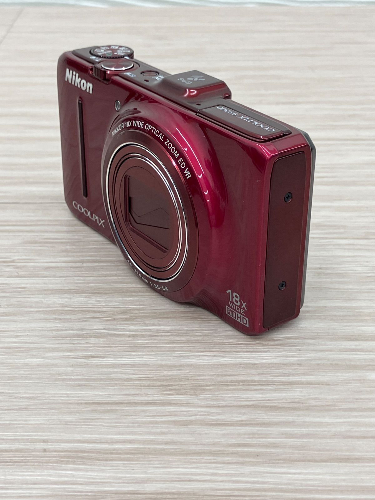 Nikon COOLPIX s9300 ニコン レッド 動作確認済み - メルカリ