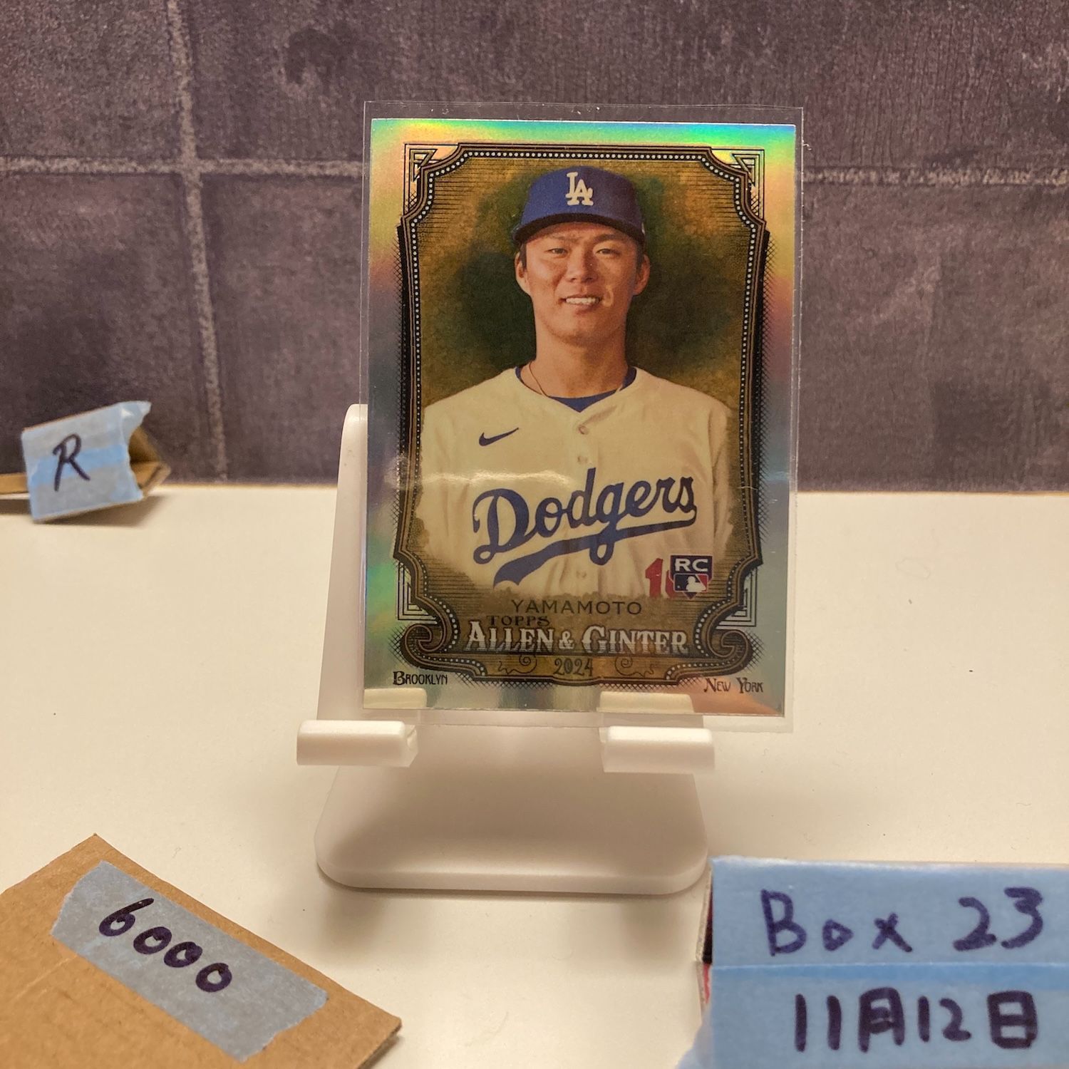 2024 Topps Allen & Ginter 山本由伸 Yoshinobu Yamamoto ロサンゼルス