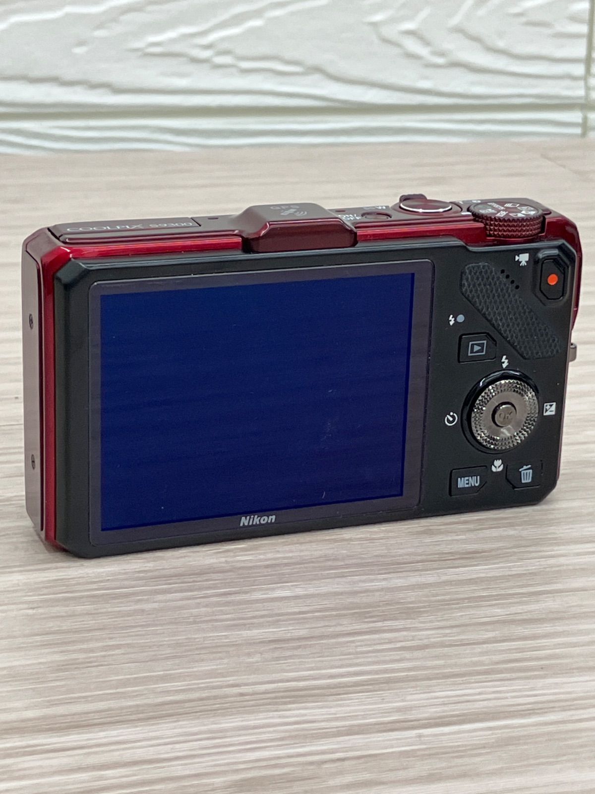 Nikon COOLPIX s9300 ニコン レッド 動作確認済み - メルカリ