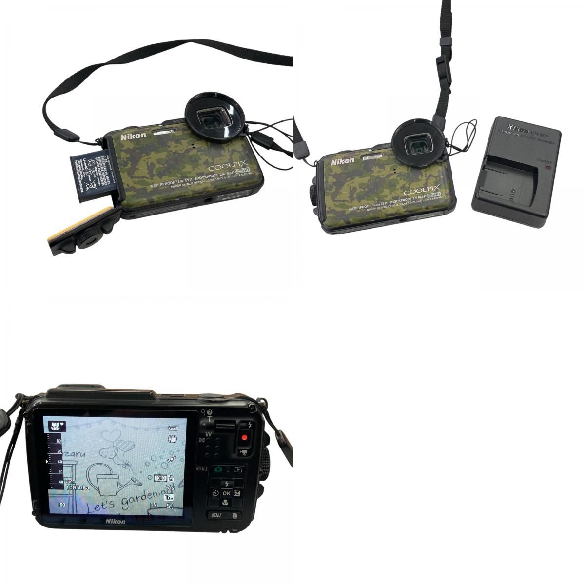 186000 動作確認済み Nikon ニコン 現状品 COOLPIX AW110 防水