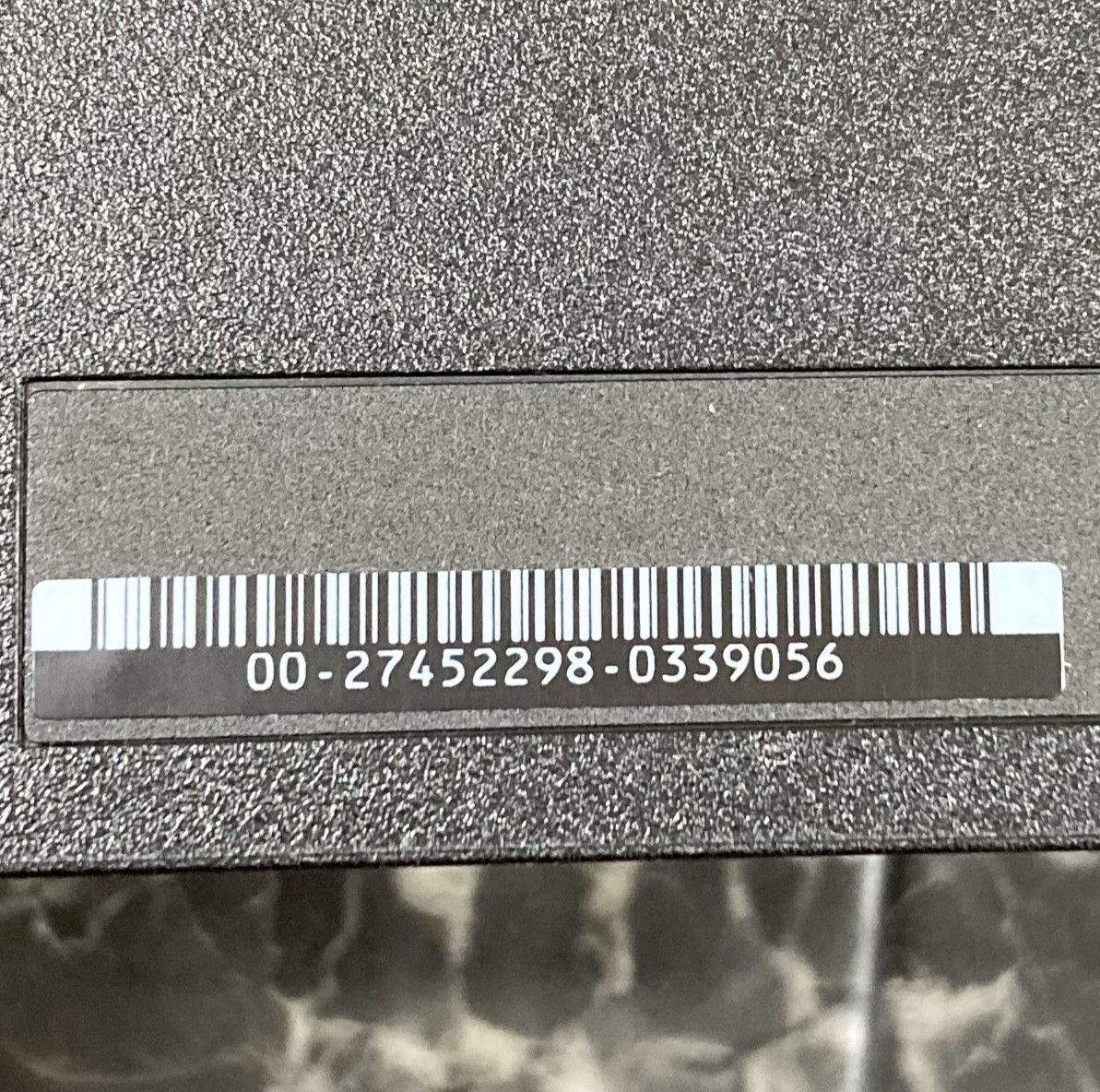 箱ダメージ有 シリアルNo