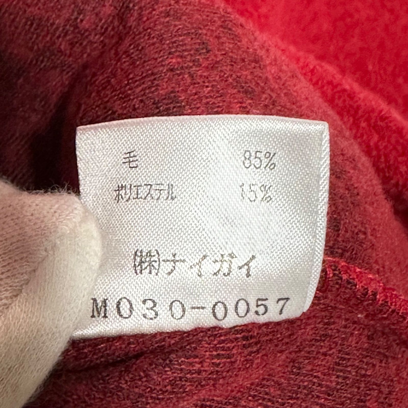 Polo by Ralph Lauren ヴィンテージ フーデッド ウールジャケット 赤 L 