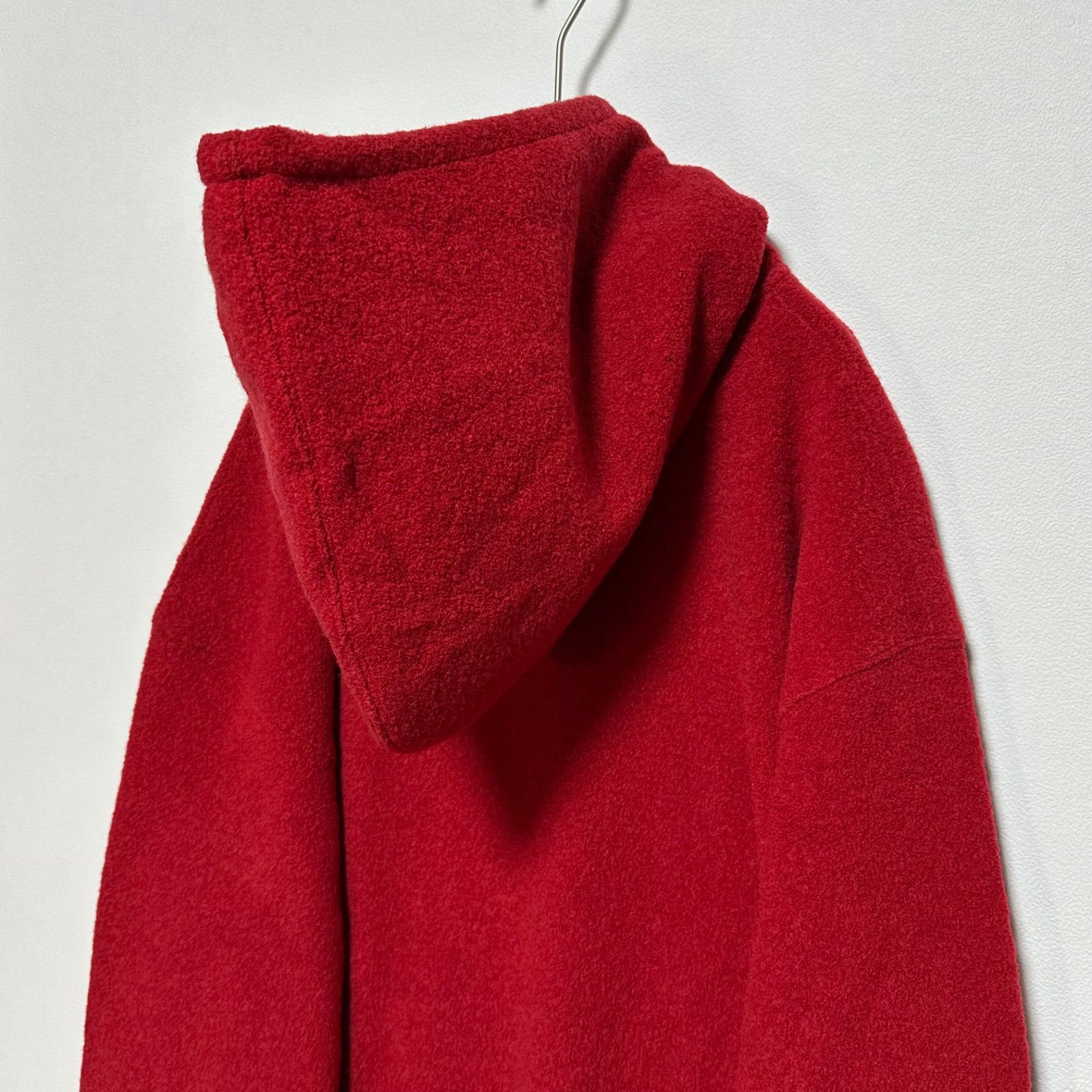 Polo by Ralph Lauren ヴィンテージ フーデッド ウールジャケット 赤 L 