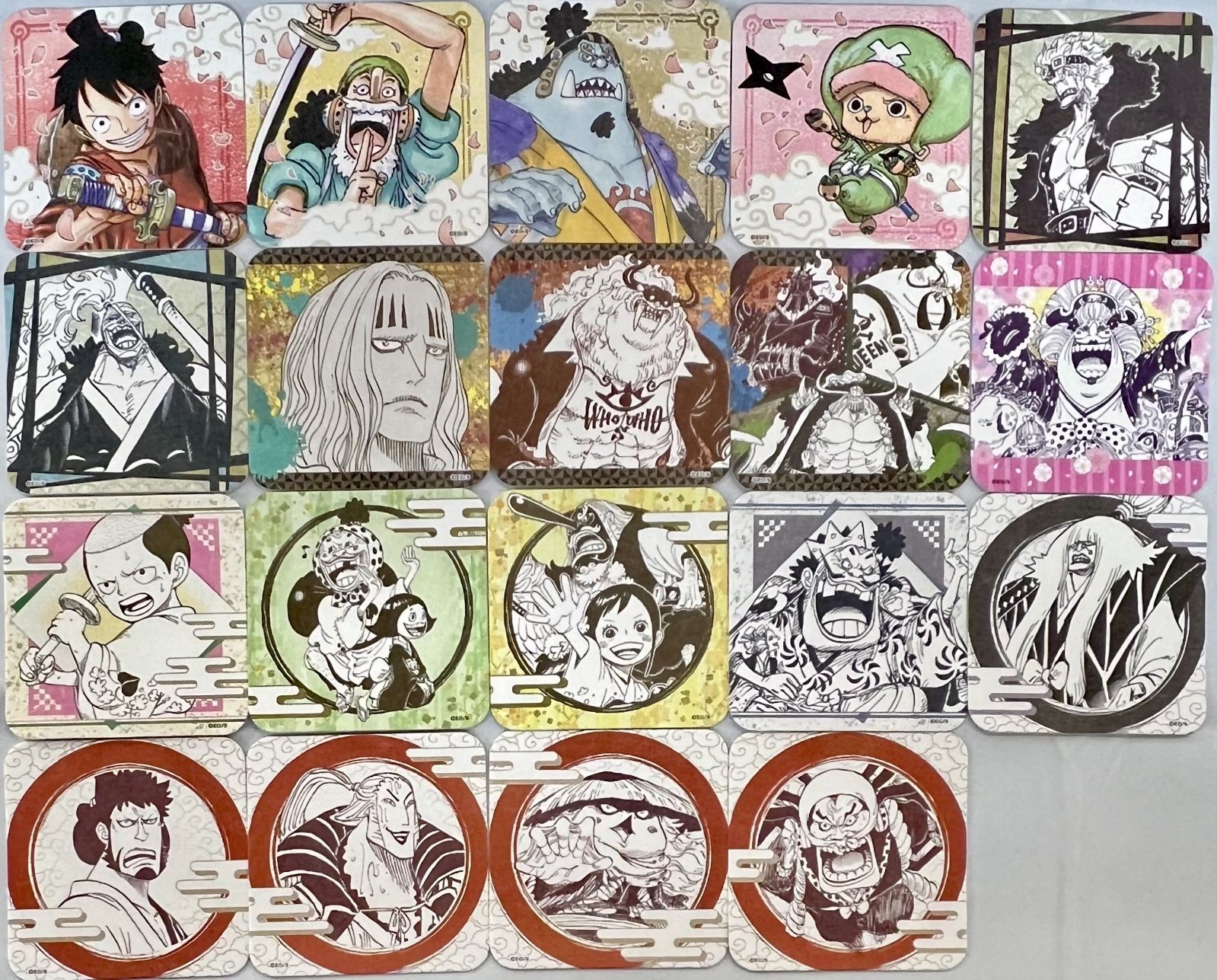 ワンピース アートコースター 第3弾 ジャンプフェスタ2022グッズ 19種