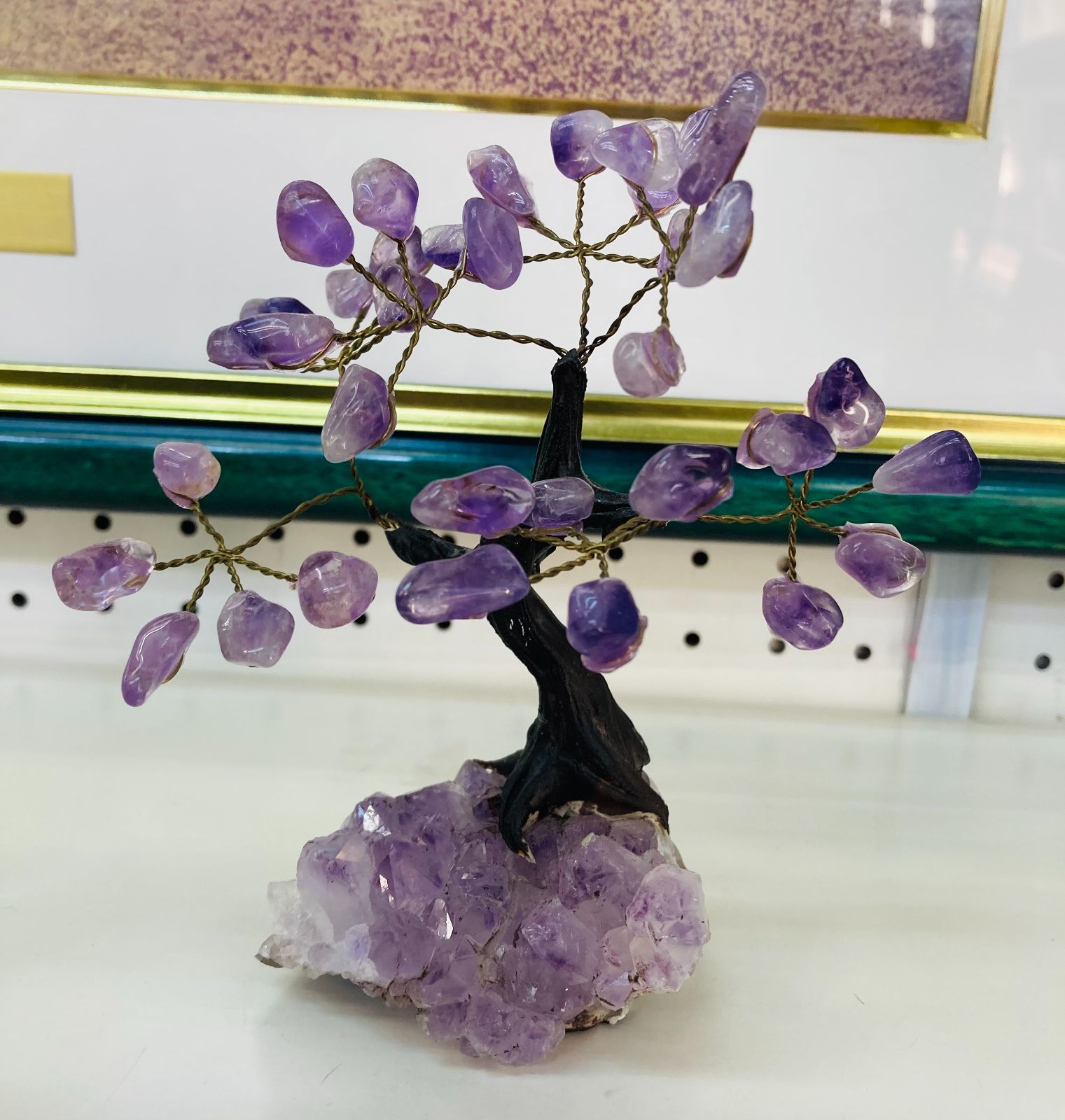 金のなる木 天然アメジスト形AAA級クラスタークリスタルツリー