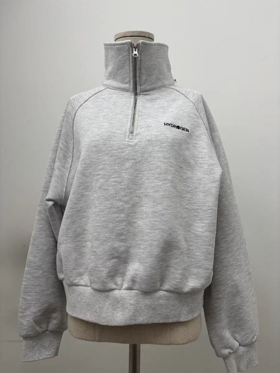 新品未使用品 HYDROGEN グレー ジップアップ スウェット HYDROGEN ハイドロゲン ハーフジップアップ スウェット グレー - メルカリ