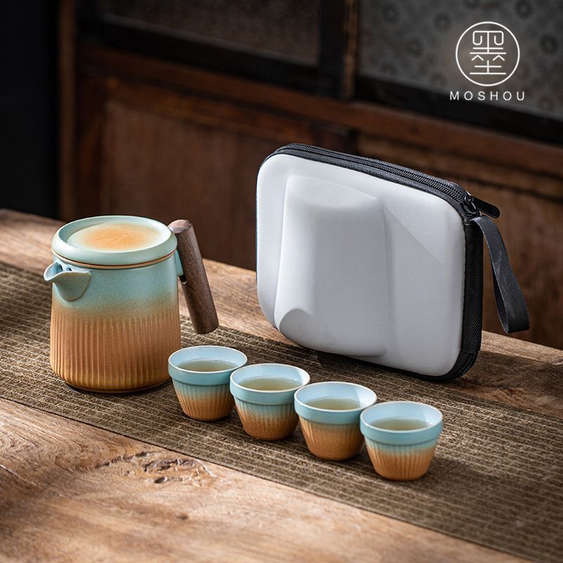 新品未使用】旅行用ティーセット、カンフーティー、携帯用クイック