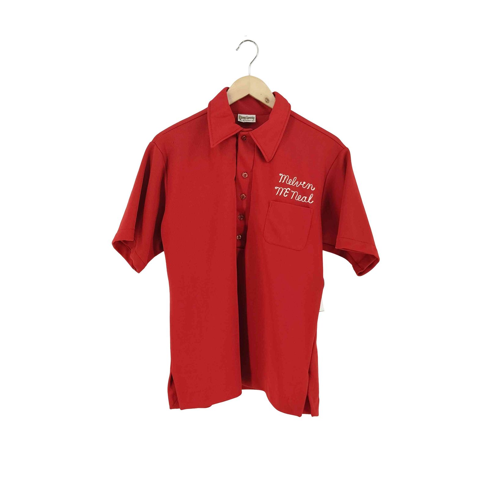 キングルイ King louie 70S チェーンステッチ ボウリング ポロシャツ