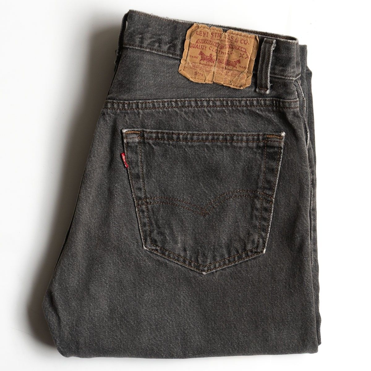 先染め/ゴールデンサイズ】 LEVI'S 【80s/501 ブラックデニム デニム