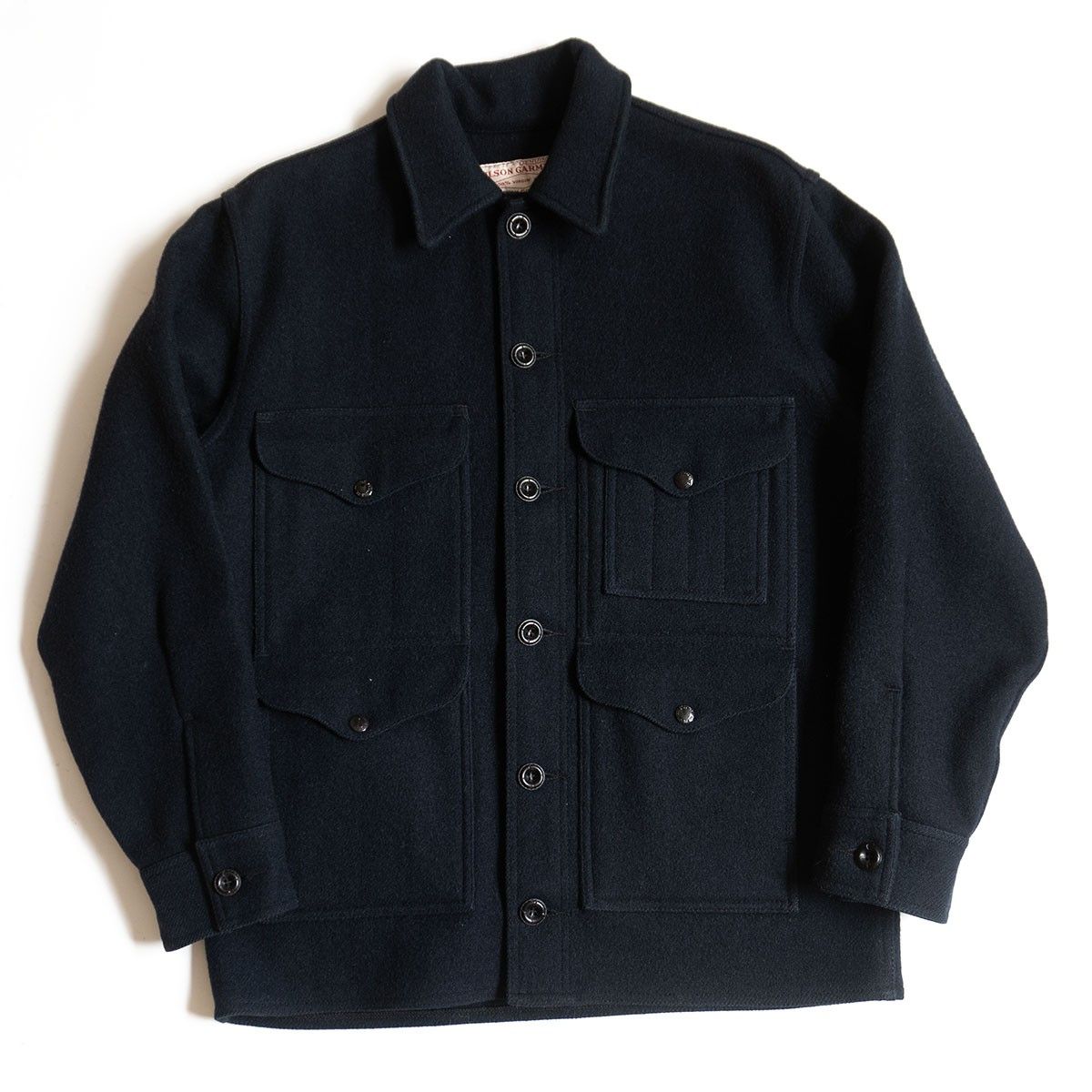 美品】FILSON【ダブルマッキーノ クルーザー ジャケット】38 ブラック 