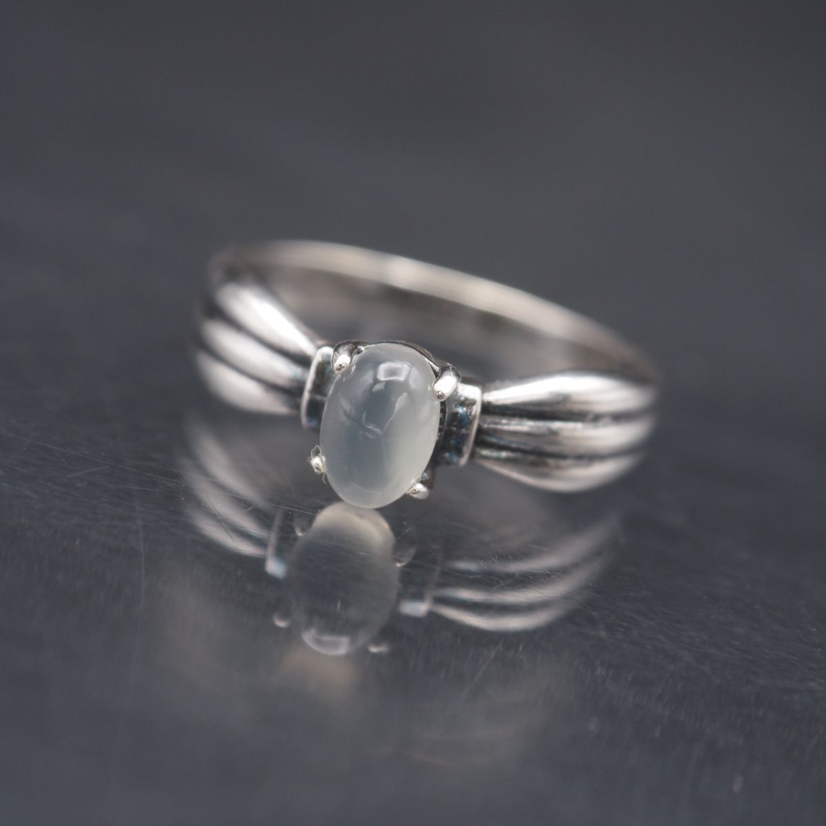 M262 キャッツアイストーン SILVER925刻印 リング デザイン シルバー