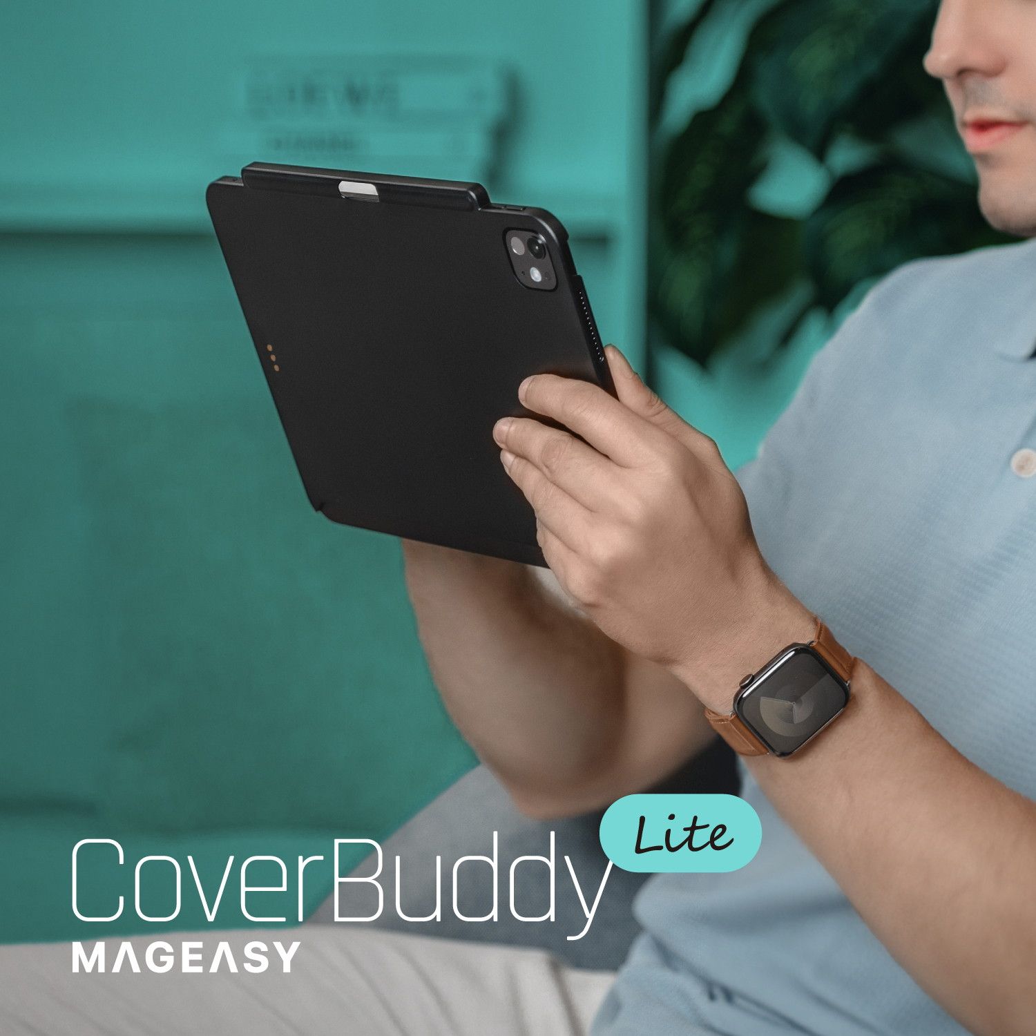 iPad Pro 13インチ M4 ケース Apple Magic Keyboard 対応 ApplePencil 充電 ペン収納 カバー iPadPro 13 アイパッドプロ 2024 対応 MagEasy CoverBuddy Lite