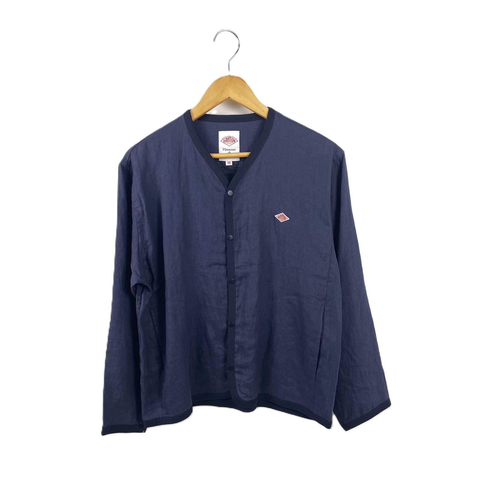 DANTON ダントン 20/AW DT-A0125 BRC_SHIRTS CARDIGAN ブロードクロスV