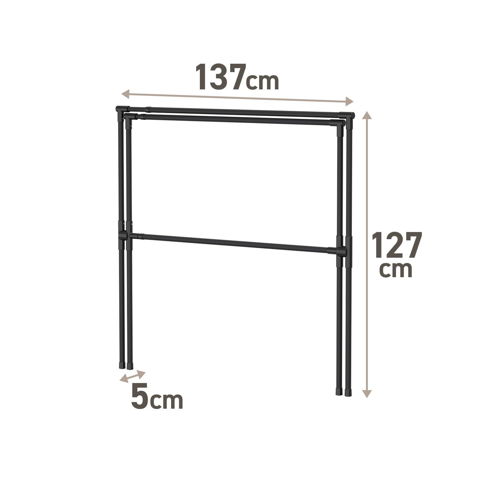 伸縮式布団 干しX型 簡単組立 布団干し サビにくい 物干しスタンド 屋外 ベランダ 室内物干し 洗濯物干し 折りたたみ ブラック サイズ 天馬 幅137 238 奥行62 高さ115 cm PSBK 12 その他 文房具 事務用品 キッチン 日用品 その他
