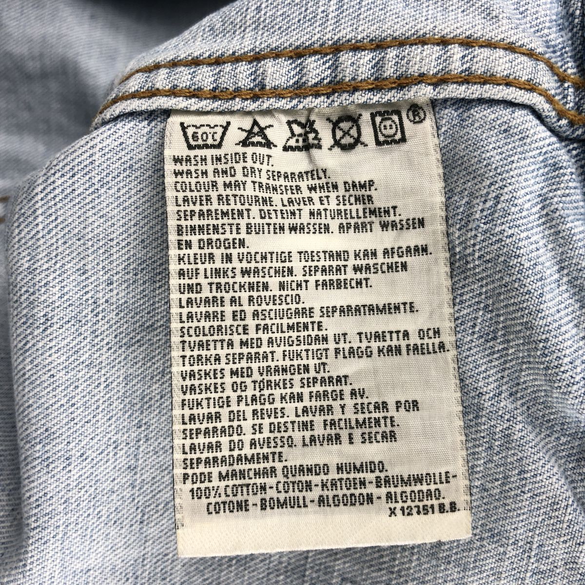 古着 90年代 リーバイス Levi's 70491-04 デニムベスト メンズL相当