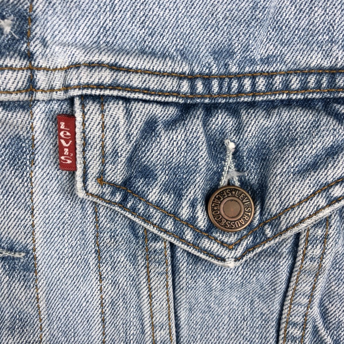 古着 90年代 リーバイス Levi's 70491-04 デニムベスト メンズL相当