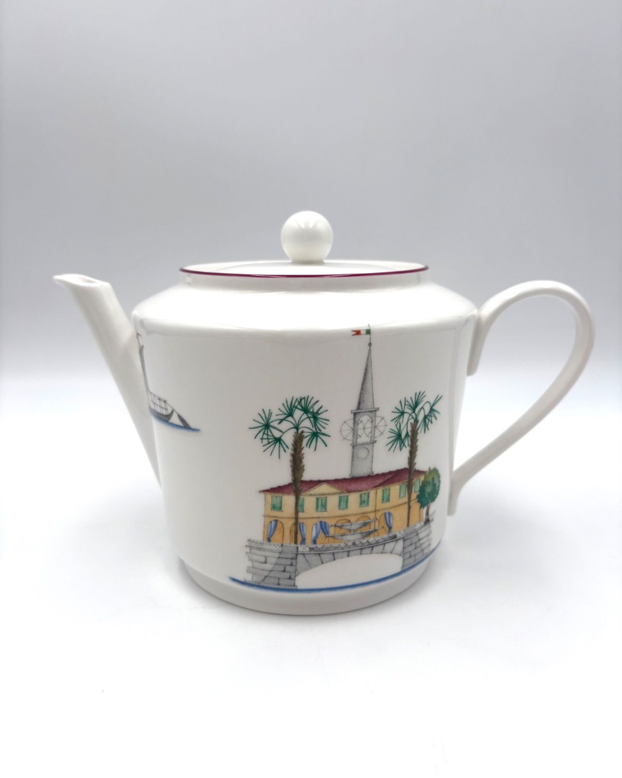 Richard Ginori リチャードジノリ アクアレール ティーセット ティーポット シュガーポット クリーマー 3点セット