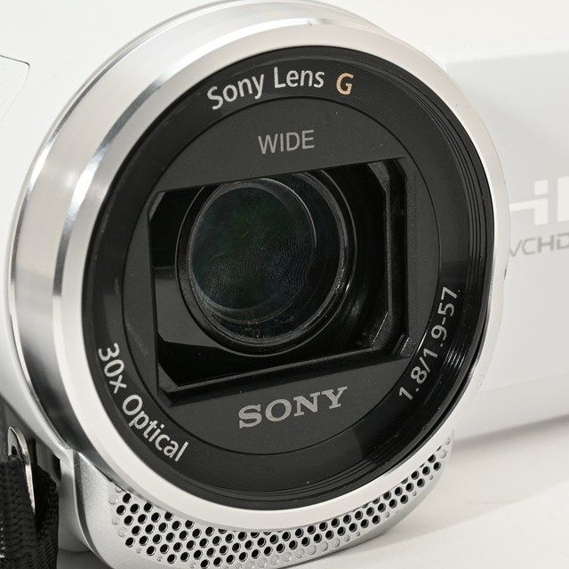 並品＞ SONY Handycam HDR-CX675 ホワイト｜32GB内蔵｜光学30倍ズーム