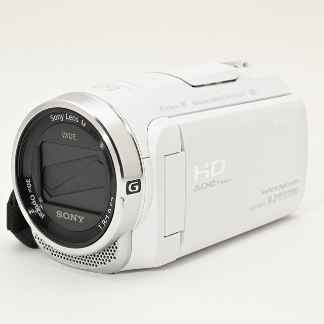 並品＞ SONY Handycam HDR-CX675 ホワイト｜32GB内蔵｜光学30倍ズーム