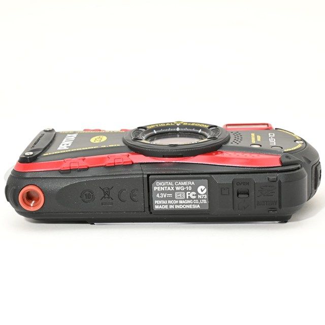 良品＞ PENTAX WG-10 レッド｜防水・耐衝撃デジタルカメラ｜アウトドア