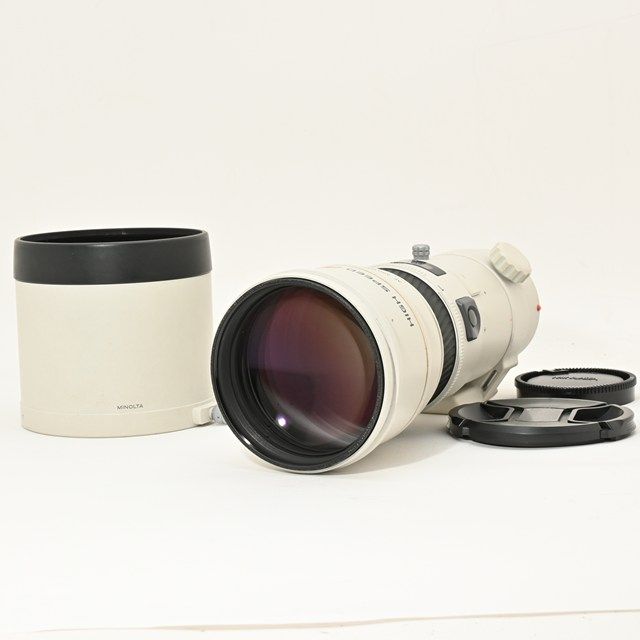 ★新品級★ MINOLTA AF APO TELE 300mm F4 G 完動品 ミノルタ AF ハイスピード アポテレ 300mm F4G フイルター付【中古管理
