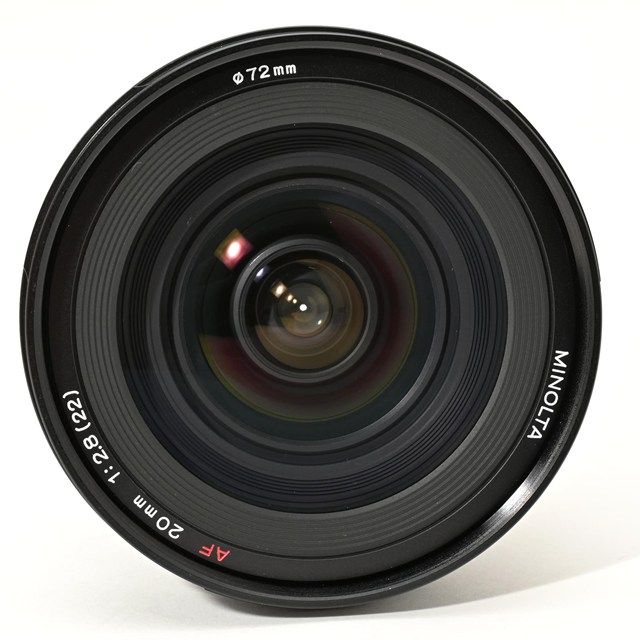良品＞ MINOLTA AF 20mm F2.8｜ミノルタ純正 広角単焦点レンズ｜明るい