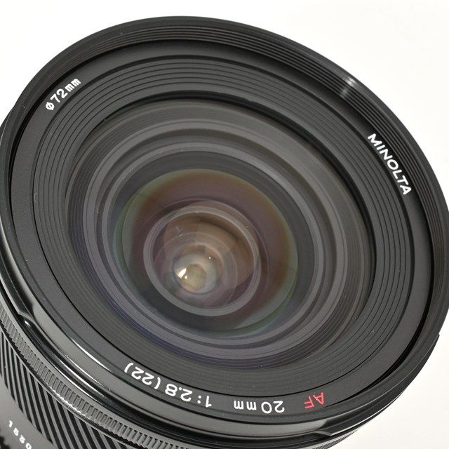 良品＞ MINOLTA AF 20mm F2.8｜ミノルタ純正 広角単焦点レンズ｜明るい