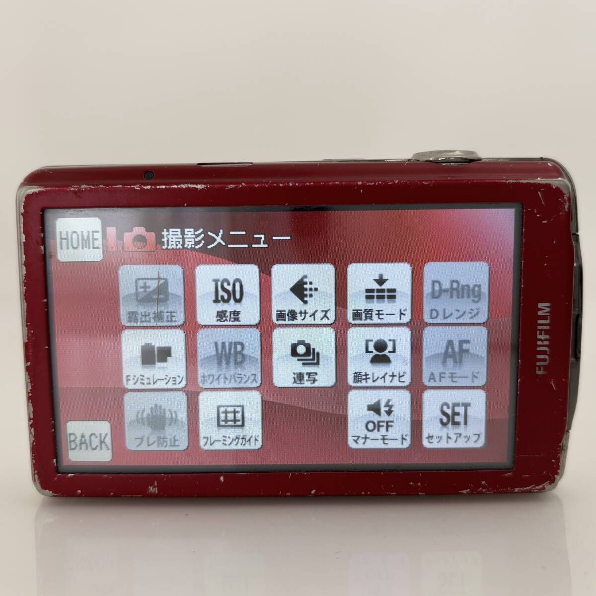 フジフイルム】FUJIFILM FINEPIX Z700EXR レッド コンパクトデジタル