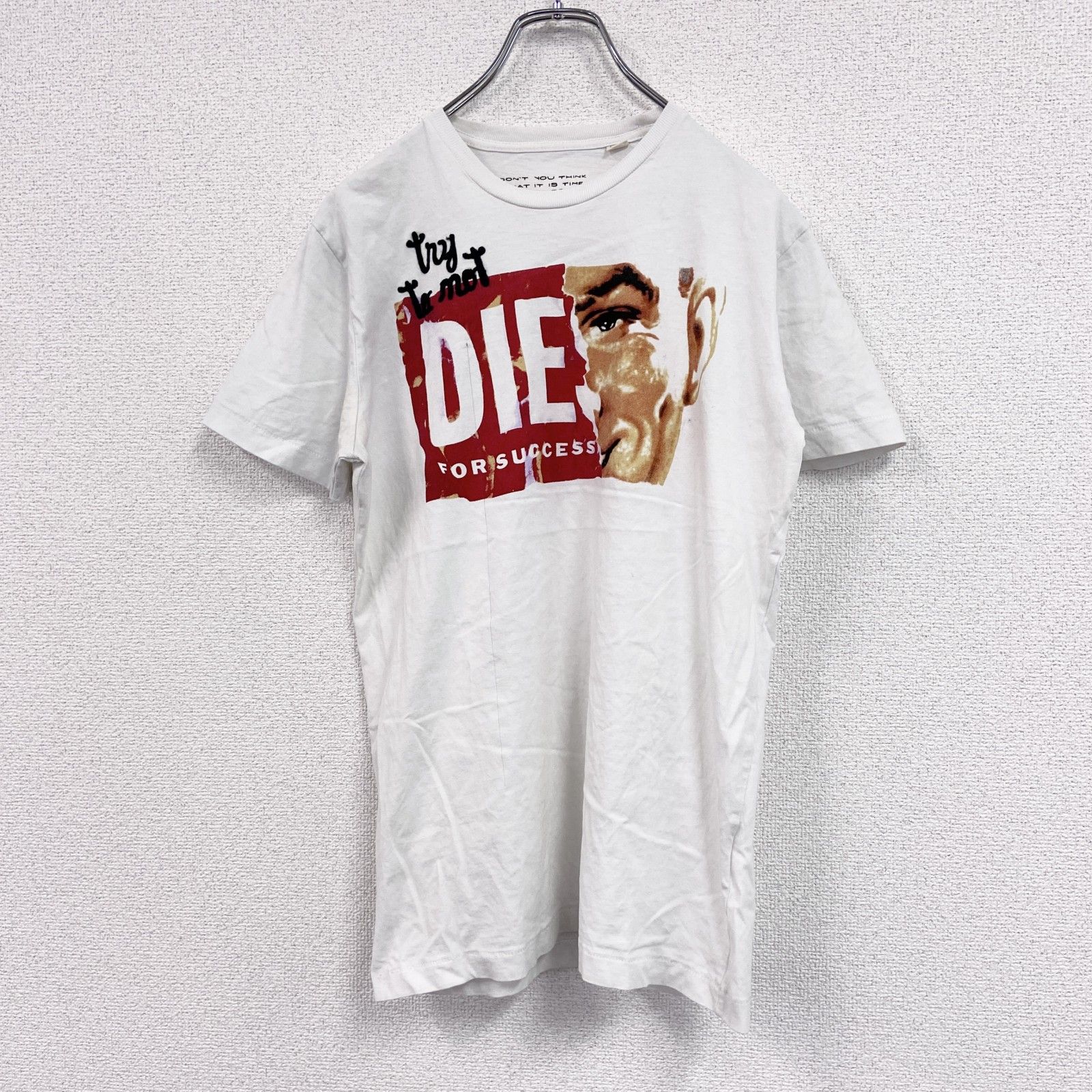 古着 used DIESEL ディーゼル 半袖プリントTシャツ シングルステッチ