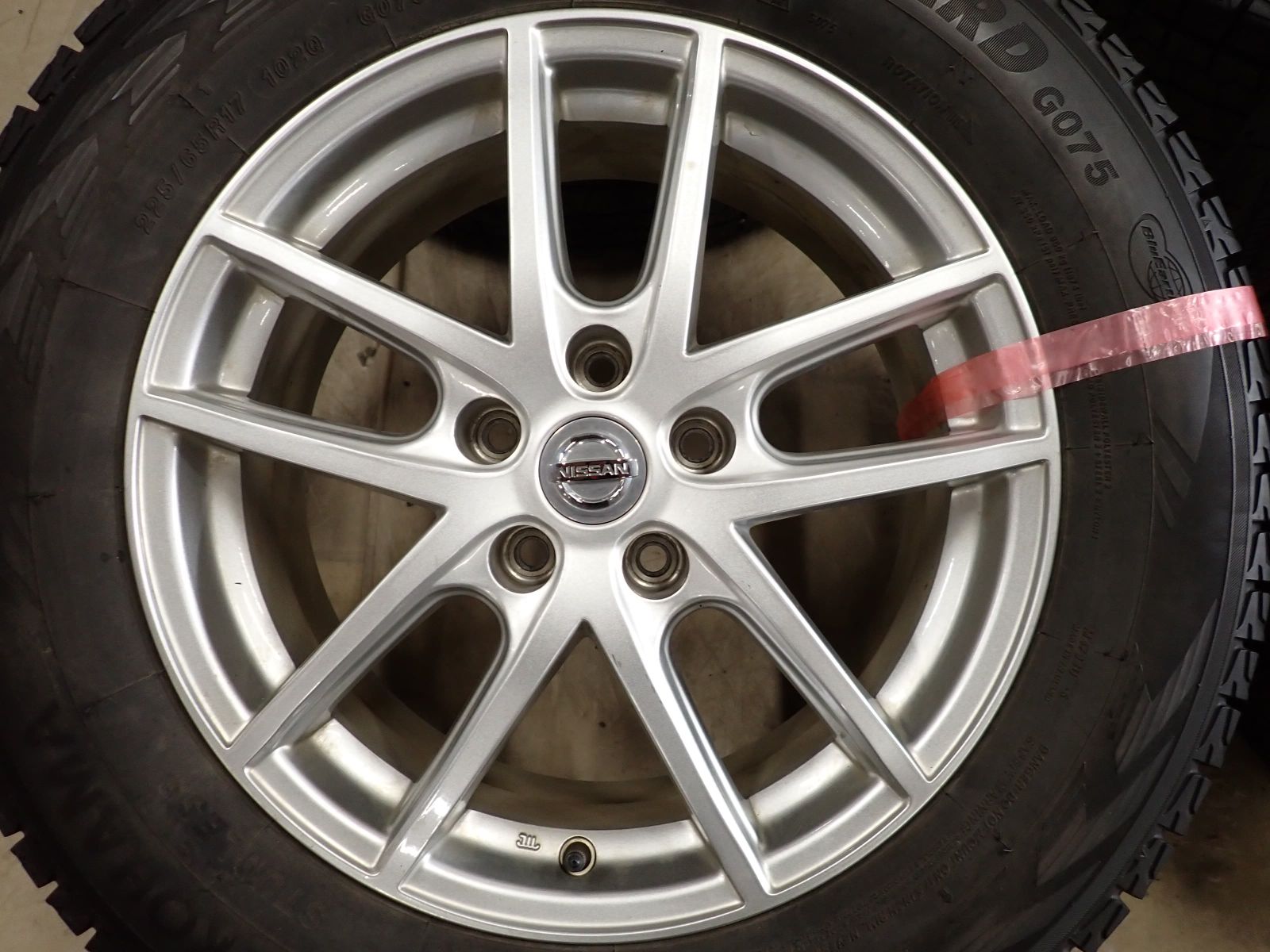 冬4本SET 冬4本SET 会社宛 送料無料 225/65R17×7J
