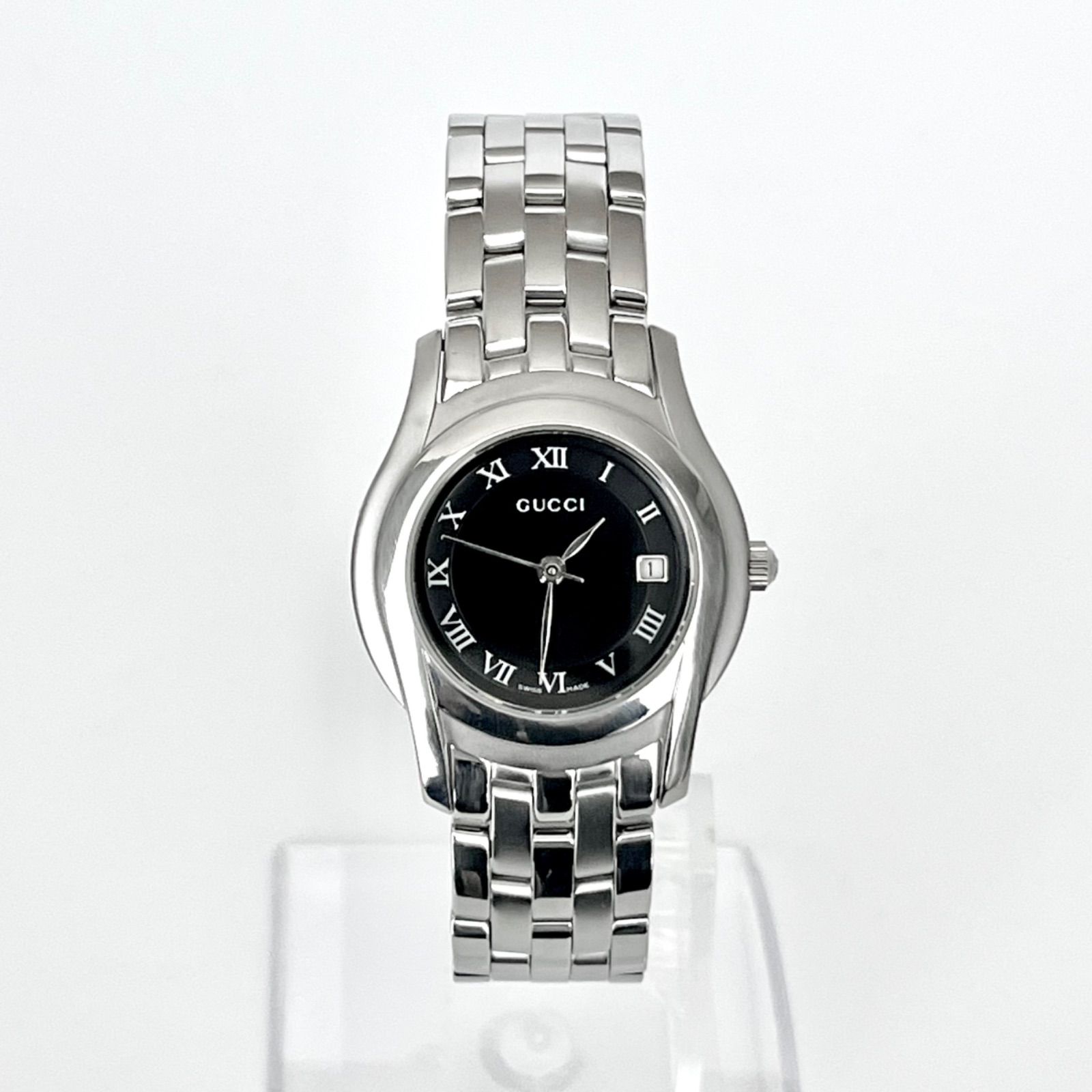 グッチ GUCCI 5500L レディース腕時計 磨き済み 電池新品 s2202 グッチ 5500L レディース 腕時計 磨き済み 美品】GUCCI 電池新品